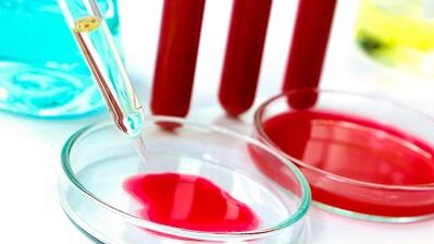 Probas de sangue para parasitos