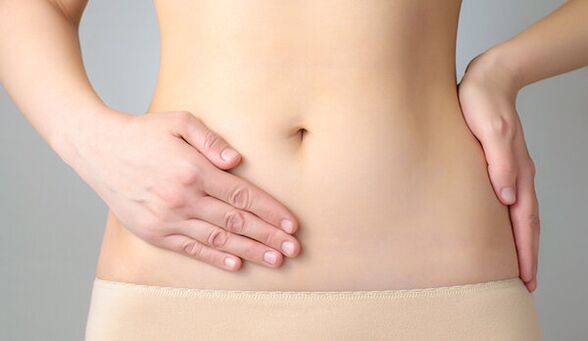 Dor abdominal por parasitos